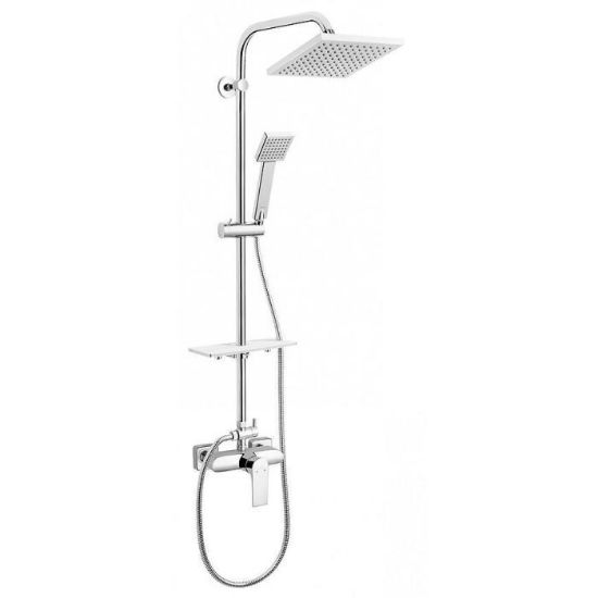 Obrazek Kolumna natryskowa z baterią Platto