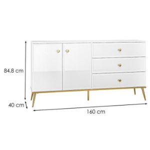 Obrazek Komoda Goldin 04 biały