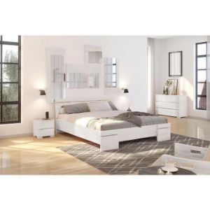 Obrazek Łóżko sosnowe Skandica Sparta maxi 120X200 biały 