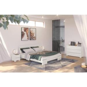 Obrazek Łóżko sosnowe Skandica Sparta maxi 120X200 biały 