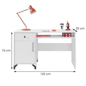 Obrazek Biurko Bergen Be9 Biały Lux/Biały Połysk