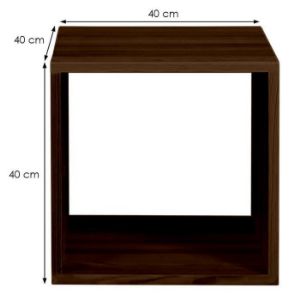 Obrazek Skrzynka box i otwarta sosna bejca brąz