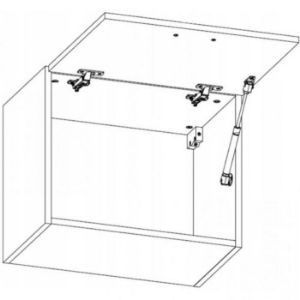 Obrazek Szafka kuchenna Gardena G60K grey