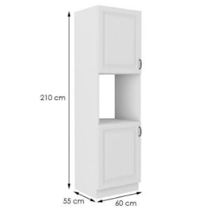 Obrazek Szafka kuchenna STILO biały mat/biały 60dp-210 2f