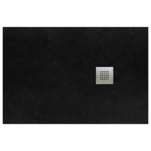 Obrazek Brodzik prostokątny Opal 170/80/2,6 czarny