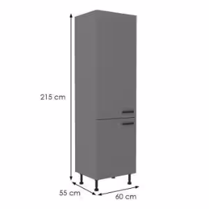 Obrazek Szafka kuchenna NESSA antracyt 60lo-215 2f