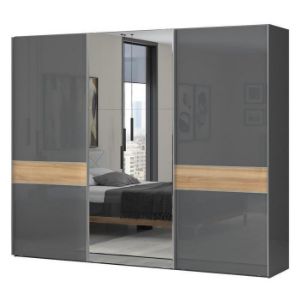 Obrazek Szafa 3d Onyx z lustrem pk281-og/on pacific walnut/a