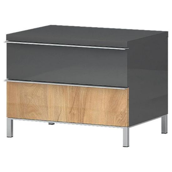 Obrazek Szafka nocna Onyx ns2/on pacific walnut/anthracit