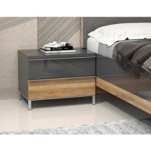 Obrazek Szafka nocna Onyx ns2/on pacific walnut/anthracit