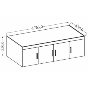 Obrazek Nadstawka Do Szafy Elena 4d Dąb Sonoma