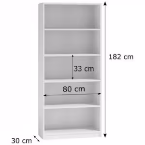 Obrazek Regał Basic 80 (dąb artisan)