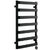Obrazek Grzejnik łazienkowy elektryczny Meteor 850x500 czarny 