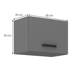 Obrazek Szafka kuchenna NESSA antracyt 50gu-36 1f