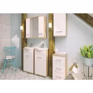 Obrazek Szafka lustrzana Bari E70 3D0S dąb sonoma