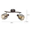 Obrazek Lampa 54357-2 Brąz Ls2