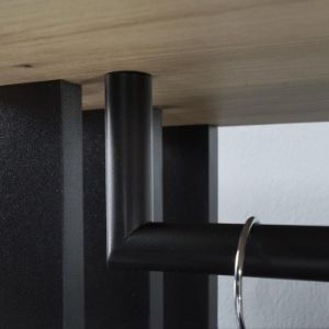 Obrazek Garderoba Milo Dąb Artisan/Czarny