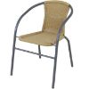 Obrazek Krzesło ogrodowe technorattan bistro ciemny beż