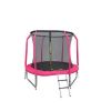 Obrazek Trampolina Comfort z drabinką 244cm różowa