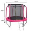 Obrazek Trampolina Comfort z drabinką 244cm różowa 