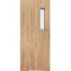 Obrazek Drzwi wewnętrzne z zamkiem WC Iza 1*3 60L Dąb Sonoma L2