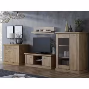 Obrazek Komoda Antica A-21D4S kraft złoty