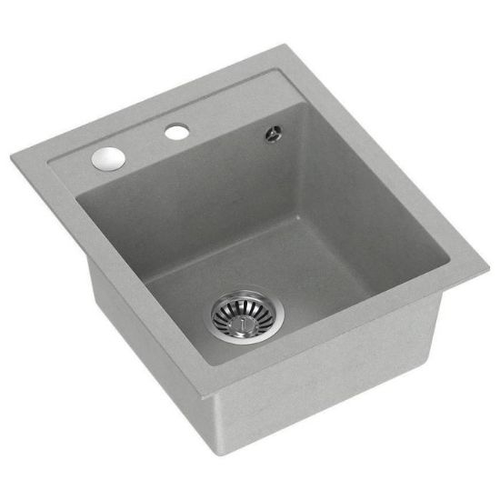 Obrazek Zlew Johnny 100 Steingran szary 43x50x20 i syfon