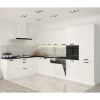 Obrazek Kuchnia Luna biały mat/biały 260 bez blatu