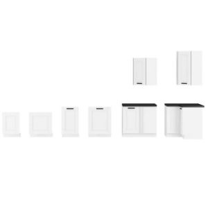 Obrazek Kuchnia Luna biały mat/biały 260 bez blatu