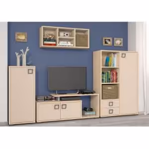 Obrazek Szafa narożna 3D3S Kiki GUG-BK/KI-01 beech/sand