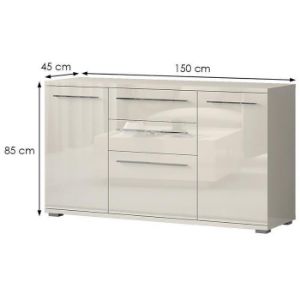 Obrazek Komoda Piano K150-3K2F/PN-71/KA/71 beige