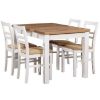 Obrazek Zestaw stół i krzesła Ofelia 1+4 st30 120x80 +W107 biały/wotan