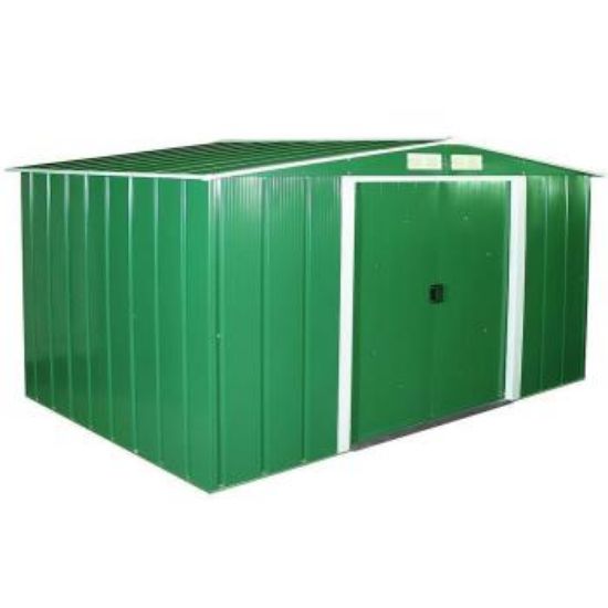 Obrazek Eco metalowy domek ogrodowy 2423x3221x1961 zielony