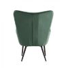 Obrazek Fotel z podnóżkiem Timo zielony