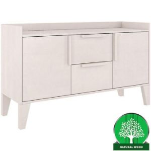 Obrazek Komoda Drewniana Bukowa Skandica Agava Biała