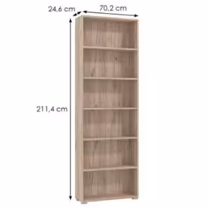 Obrazek Regał Tomar 6 szary dąb 11011441