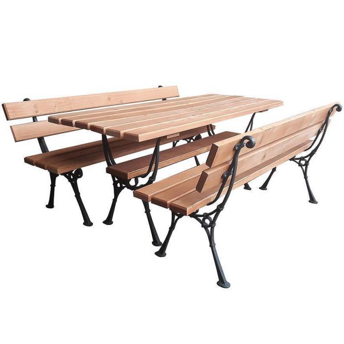Komplet ogrodowy Kowal teak