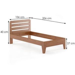 Obrazek Łóżko Buk LK189–100x200 cherry