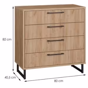 Obrazek Komoda Remius 4s D.Craft Złoty
