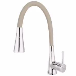 Obrazek Bateria zlewozmywakowa elastyczna Zumba II beżowa