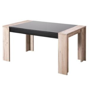 Obrazek Stół Toledo TS 155x90 szary dąb/czarny 11008829