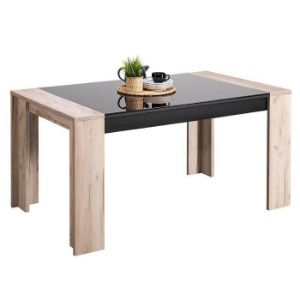 Obrazek Stół Toledo TS 155x90 szary dąb/czarny 11008829