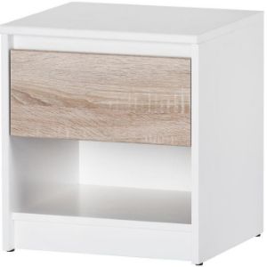 Obrazek Szafka Nocna Wenecja 05 Biały/Dąb Sonoma