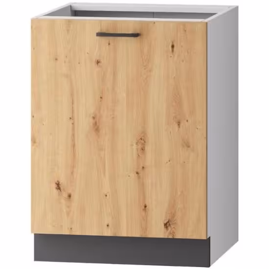 Obrazek Szafka kuchenna Clara D60 P/L szary grafit/artisan 