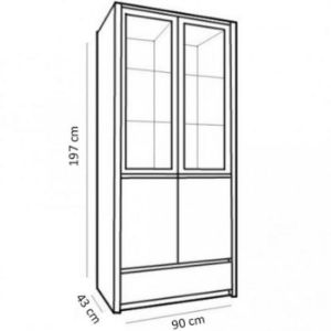 Obrazek Witryna Montana W2D dąb lefkas