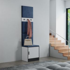 Obrazek Garderoba Roj 10 biała + Kronos 09 niebieska