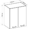 Obrazek Szafka kuchenna Eko White 60G-72