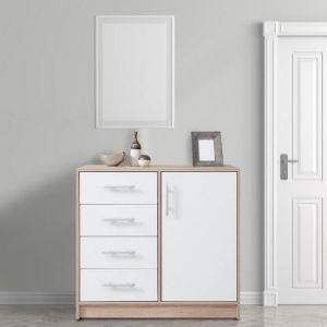 Obrazek Komoda Smart SRK2 dąb sonoma / biały