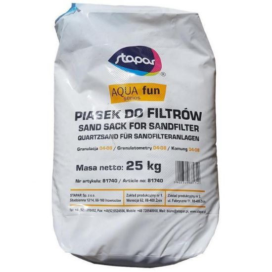 Obrazek Piasek do filtrów aqua fun 25kg