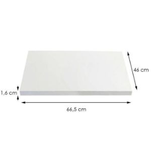 Obrazek Półki 3 szt. do szafy Malani 138 białe