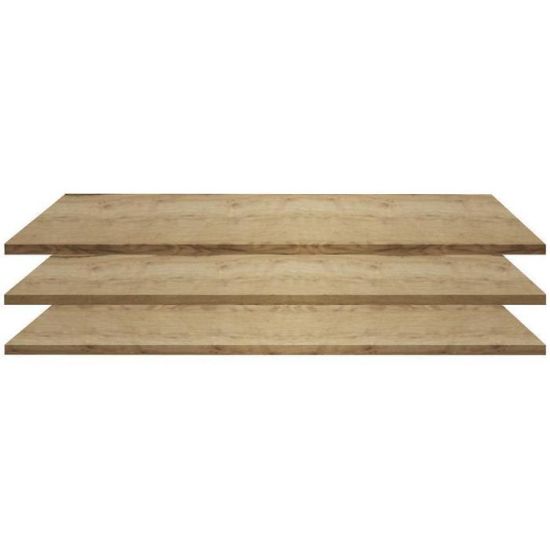 Obrazek Półki 3 sztuki szafa Retro 200 craft złoty